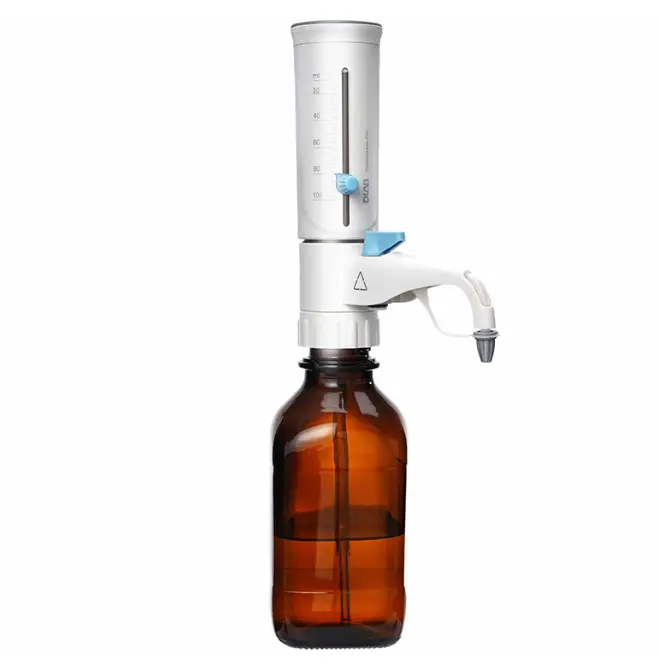 DLAB DispensMate-Pro Dispenser 10-100 mL Kimyasallara Karşı Dirençli Tamamı Otoklavlanabilir