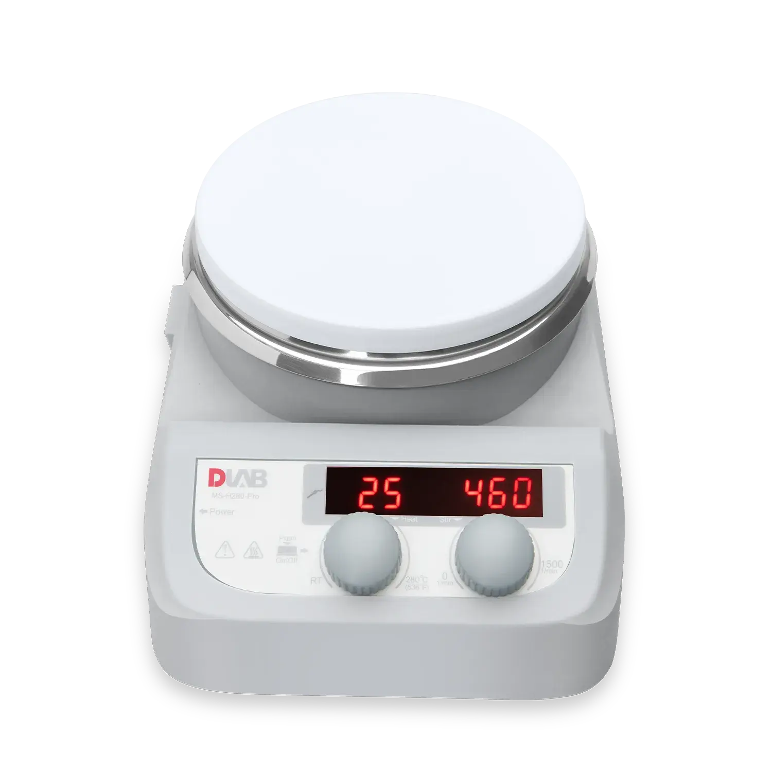 DLAB MS-H280-PRO Isıtıcılı Manyetik Karıştırıcı 200 - 1.500 RPM | RT 280 ℃ | 3 L